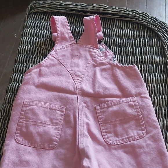 Carhartt Pink Flannel Lined Overalls - Picture 14 of 16